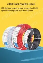Cabinet Light Power Cord 16AWG (26/0.24TS) Red black