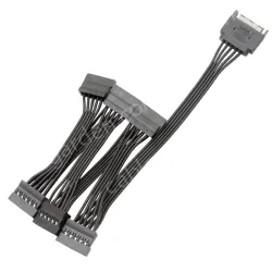 SATA 6-point hard drive power connector extension cable