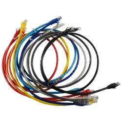CAT5e network cable computer broadband router 8-core twisted pair network cable 10m light blue