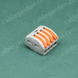 Quick terminal blocks one in and four out